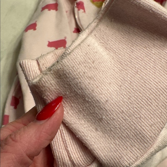 *Rare!* Primp Pink Rhinestone Pig Full Zip Hoodie, sz L - Picture 8 of 13